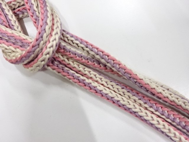  正絹　手組帯締め